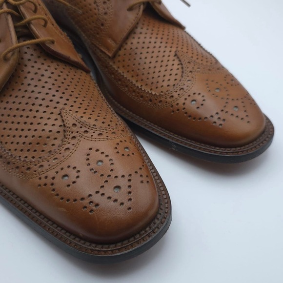 MERCANTI FIORENTINI‎ Men\'s Shoes 8.5M LEATHER Oxford Lace Up ITALY??MADE 5729 main image 13